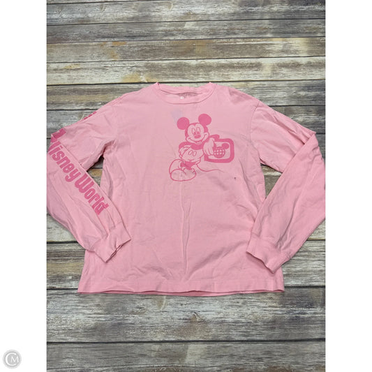 Top Long Sleeve By Disney Store In Pink, Size: S