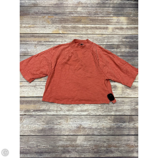 Top Short Sleeve By Universal Thread In Orange, Size: S