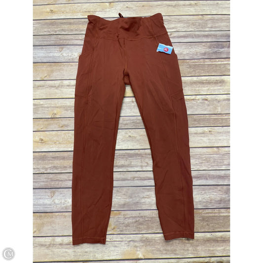 Athletic Leggings By Lululemon In Brown, Size: 8