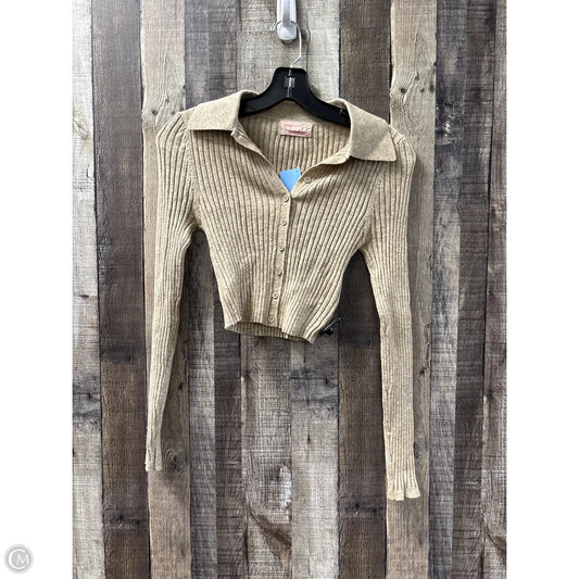 Top Long Sleeve By Urban Outfitters In Tan, Size: S