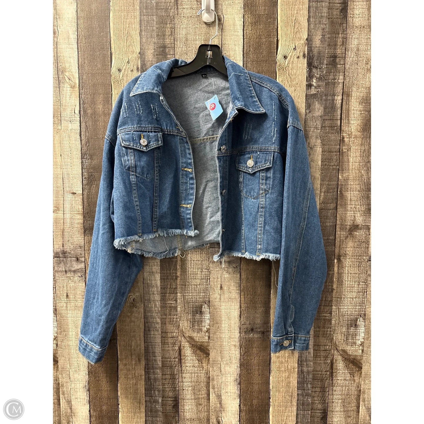 Jacket Denim By Cmf In Blue Denim, Size: Xl