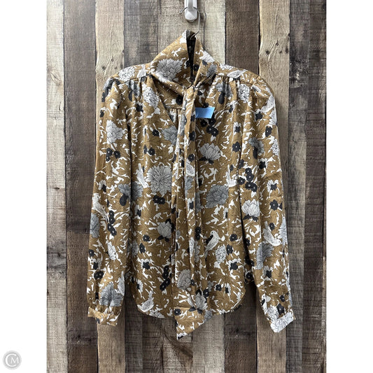 Top Long Sleeve By Ann Taylor In Multi-colored, Size: Xs