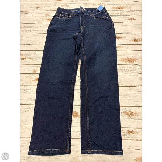 Jeans Straight By Lane Bryant In Blue Denim, Size: 18