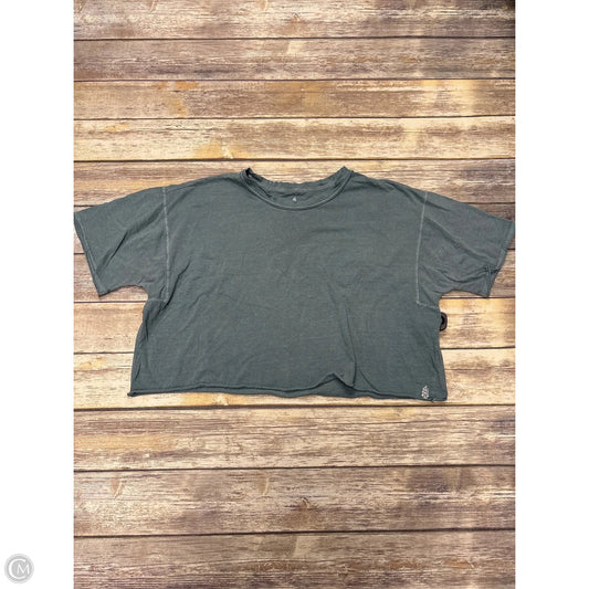 Top Short Sleeve By Free People In Green, Size: L