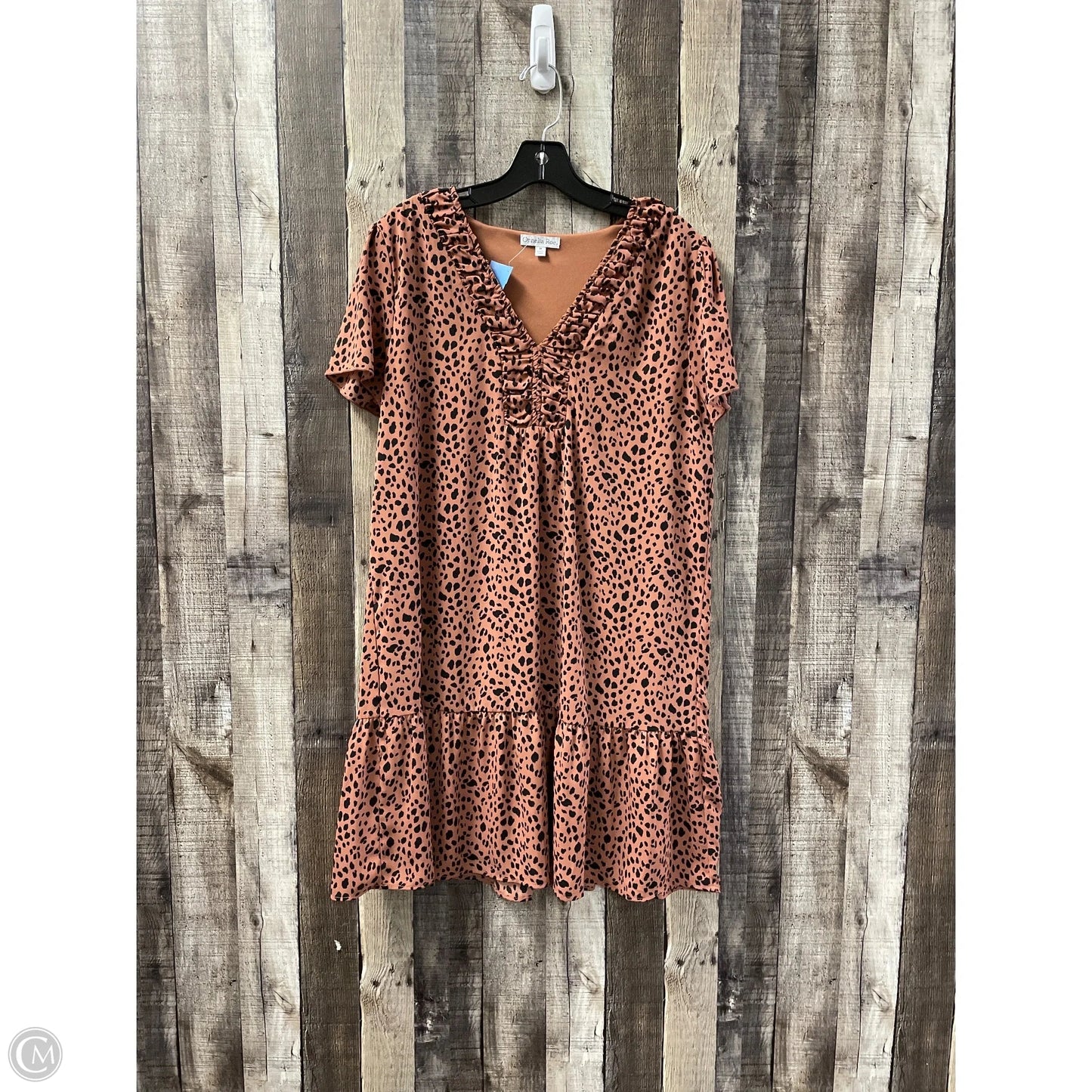 Dress Casual Short By Ophelia Roe In Animal Print, Size: M