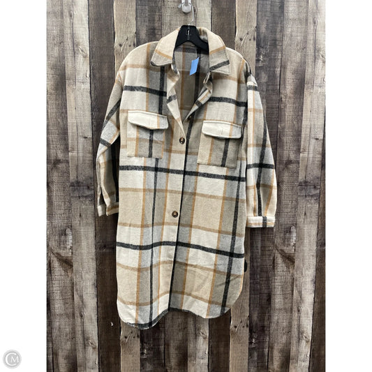 Coat Other By Cmf In Plaid Pattern, Size: S