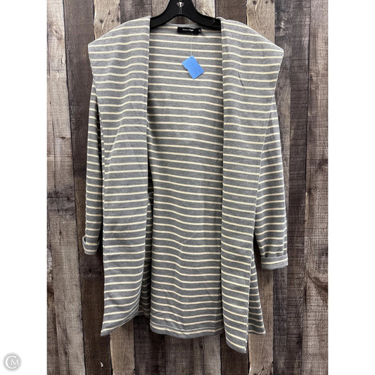 Sweater Cardigan By Doe & Rae In Striped Pattern, Size: S