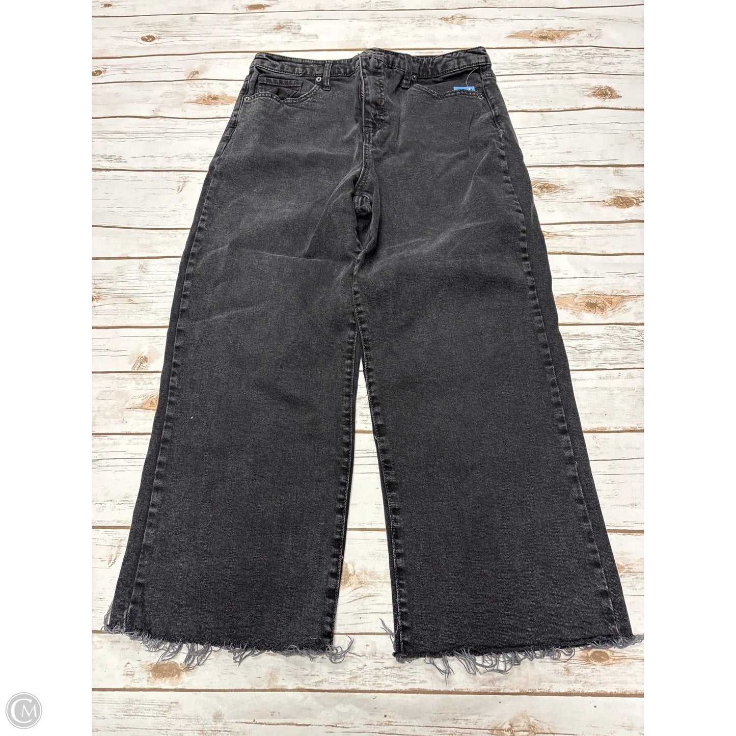 Jeans Wide Leg By Wild Fable In Black Denim, Size: 14