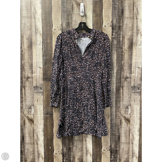 Dress Casual Short By Loft In Floral Print, Size: Xs