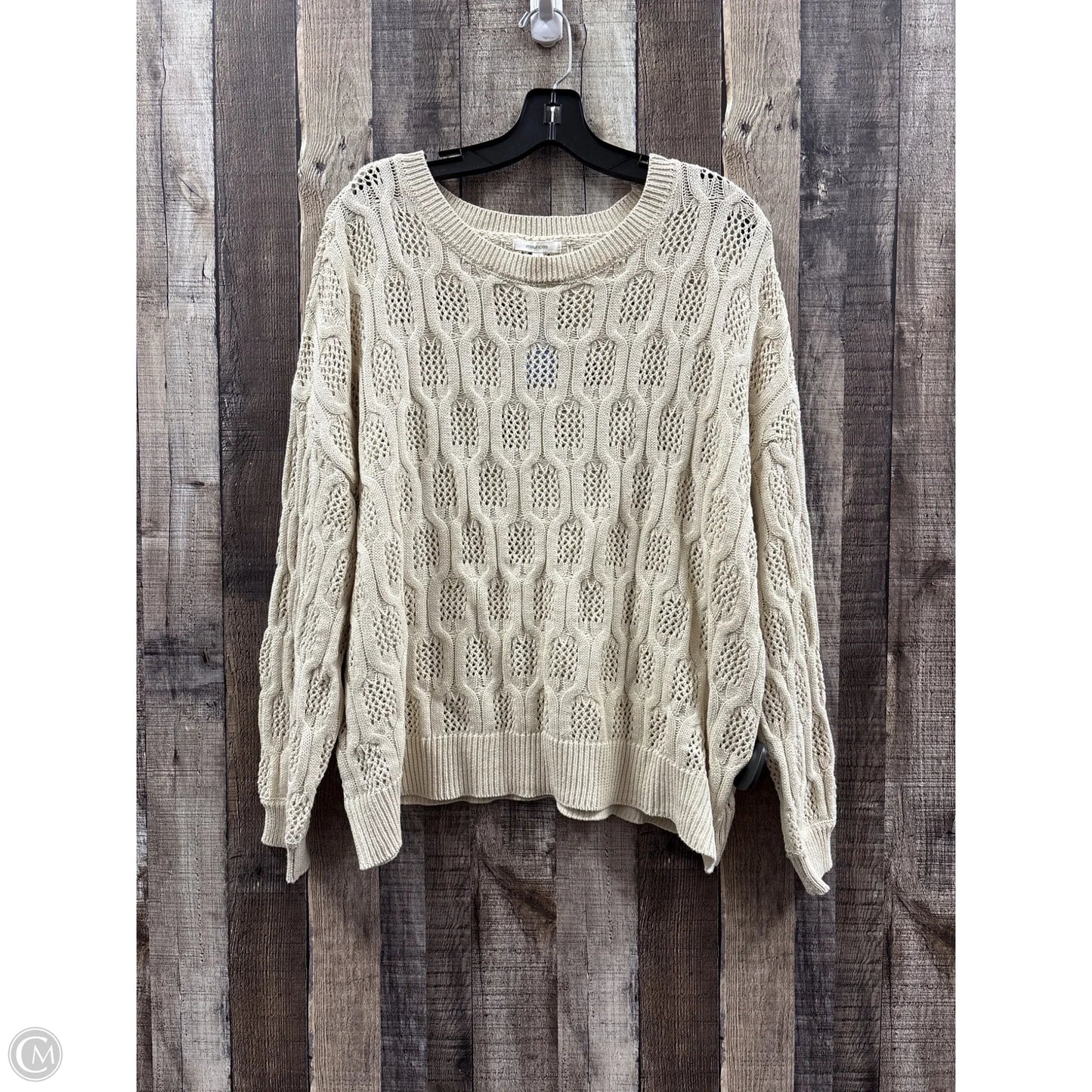 Sweater By Maurices In Beige, Size: Xxl