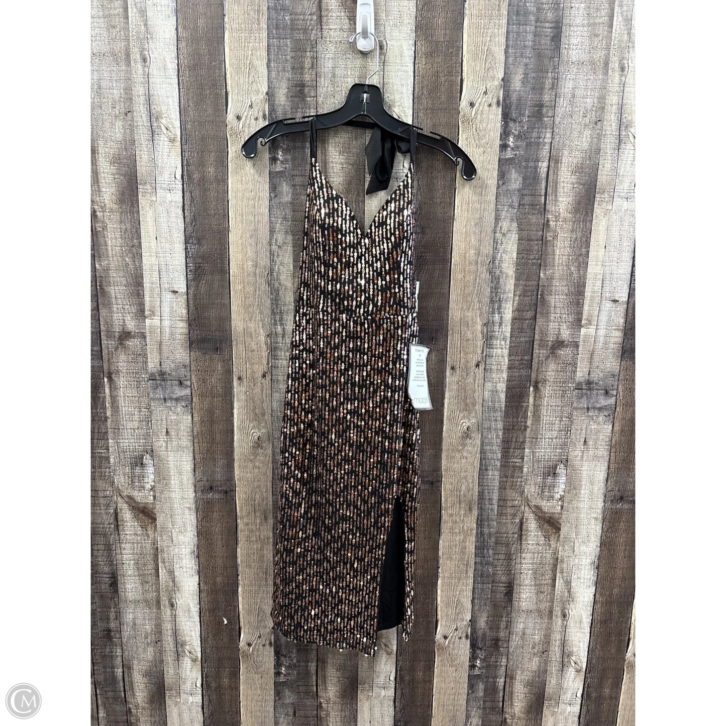 Dress Party Short By City Studio In Black & Gold, Size: Xs