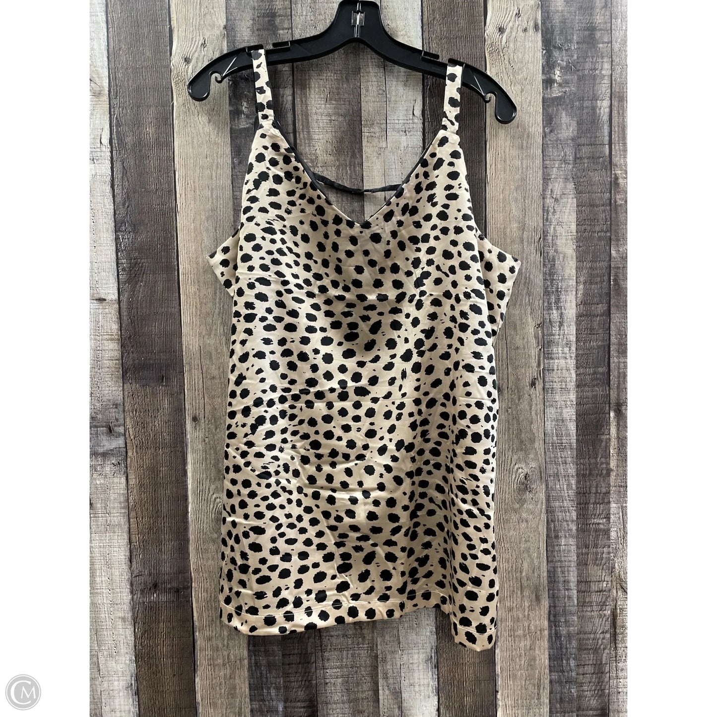 Top Sleeveless By Serra In Animal Print, Size: Xl