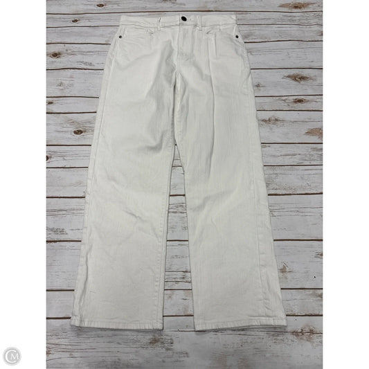 Jeans Straight By Loft In Beige, Size: 8