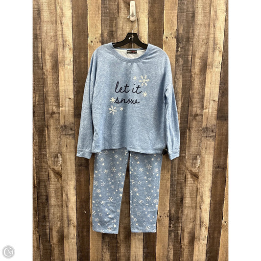 Pajamas 2pc By Cme In Blue, Size: M