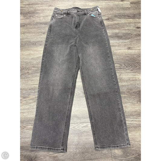 Jeans Wide Leg By Davi & Dani In Black Denim, Size: M