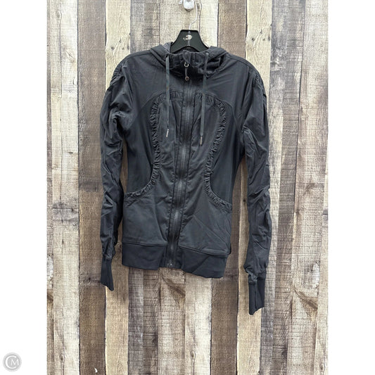 Athletic Jacket By Lululemon In Black, Size: S