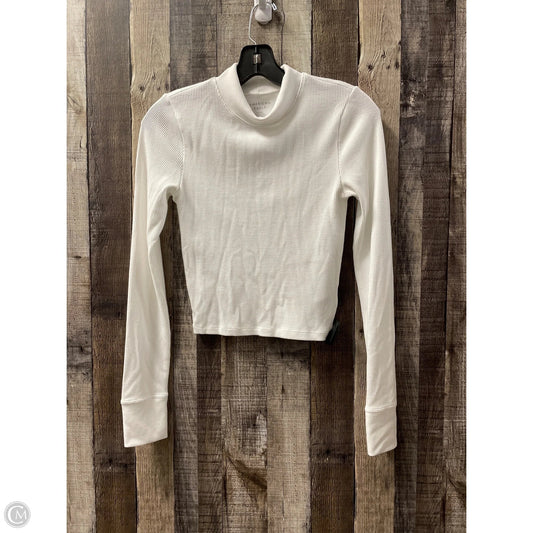 Top Long Sleeve By American Eagle In White, Size: S
