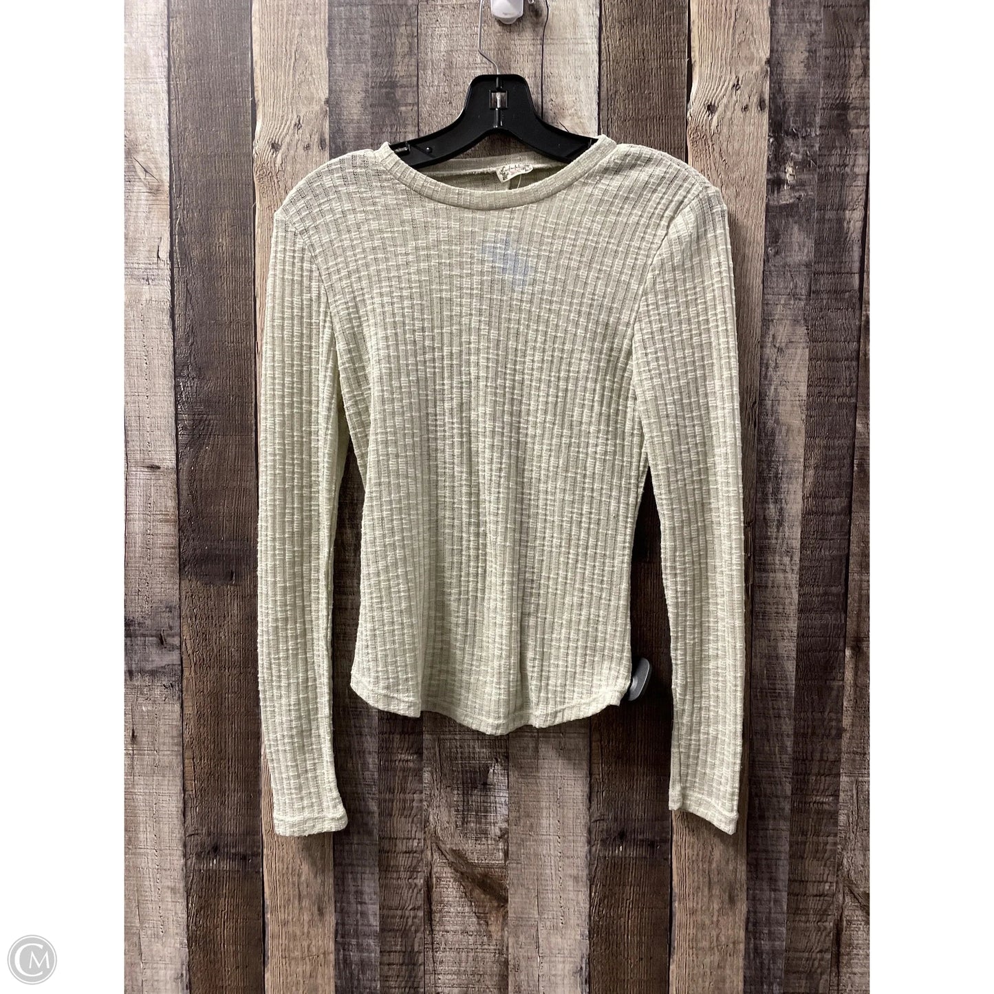 Top Long Sleeve By Free People In Green, Size: Xs