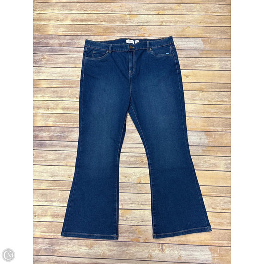 Jeans Boot Cut By Serra In Blue Denim, Size: Xl
