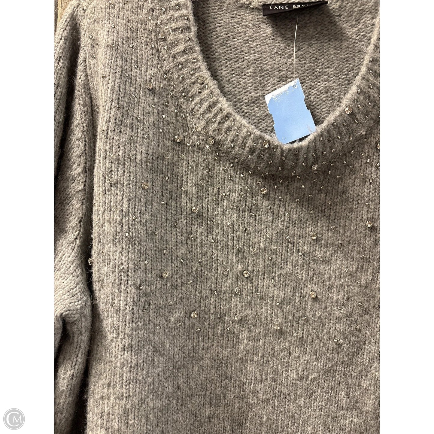 Sweater By Lane Bryant In Grey, Size: 3x