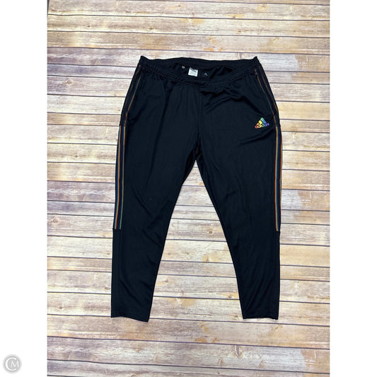 Athletic Pants By Adidas In Black, Size: 2x