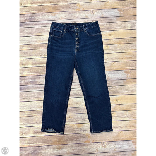 Jeans Cropped By Free Assembly In Blue Denim, Size: 14