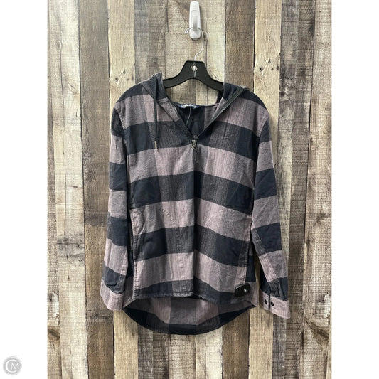 Top Long Sleeve By The North Face In Plaid Pattern, Size: S