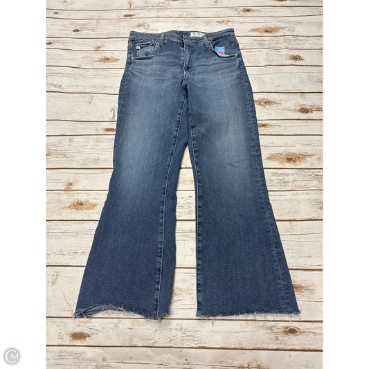 Jeans Boot Cut By Ag Jeans In Blue Denim, Size: 12