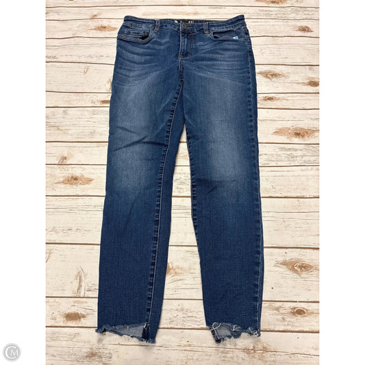 Jeans Straight By Kut In Blue Denim, Size: 8