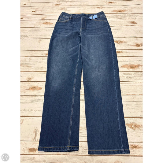Jeans Straight By Halara In Blue Denim, Size: M
