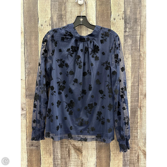 Top Long Sleeve By Dr2 In Navy, Size: M
