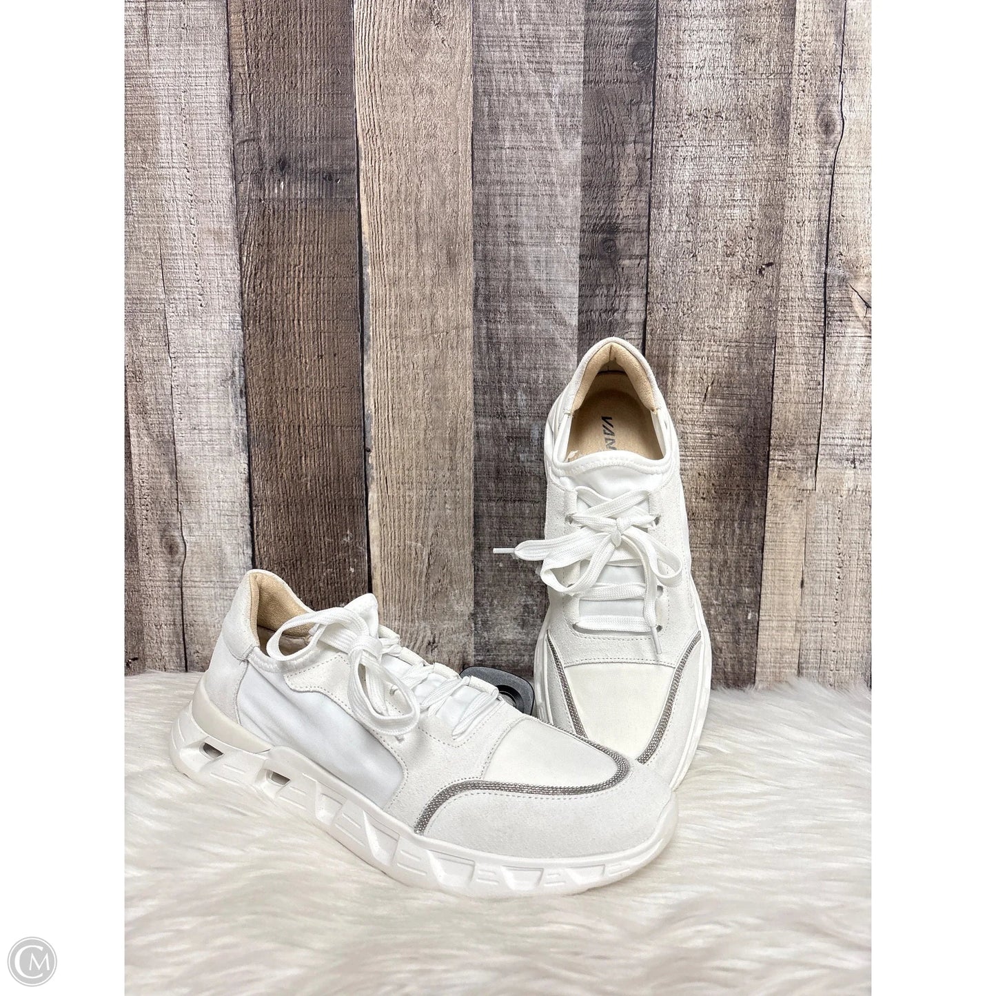 Shoes Sneakers By Vaneli In White, Size: 8