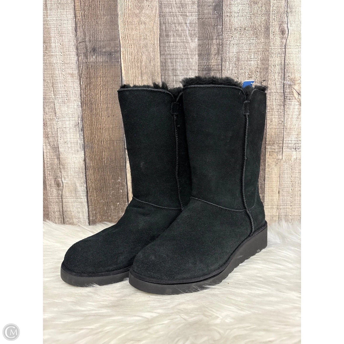 Boots Mid-calf Flats By Koolaburra By Ugg In Black, Size: 7