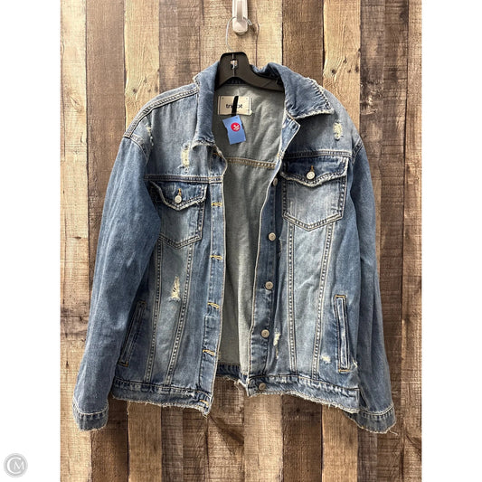 Jacket Denim By Cme In Blue Denim, Size: S
