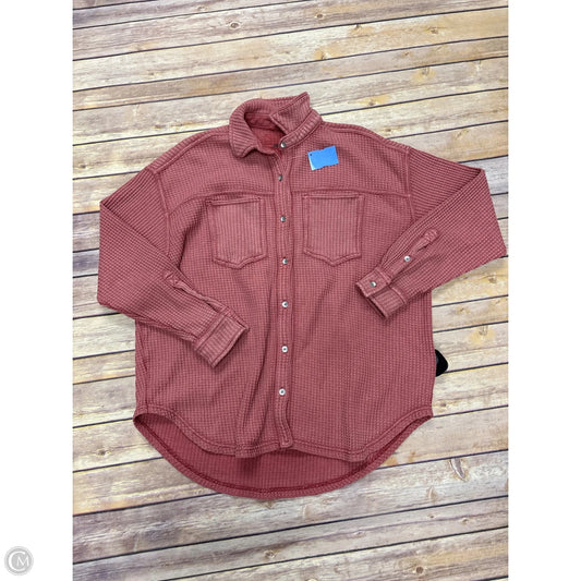 Top Long Sleeve By Aerie In Pink, Size: Xs