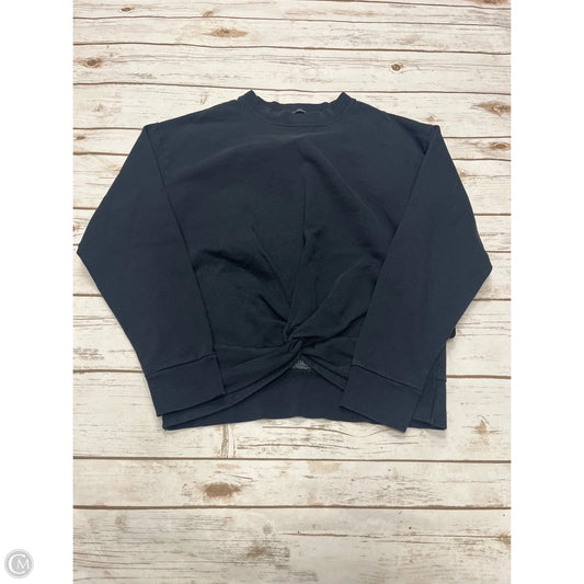 Sweatshirt Crewneck By Gap In Black, Size: S