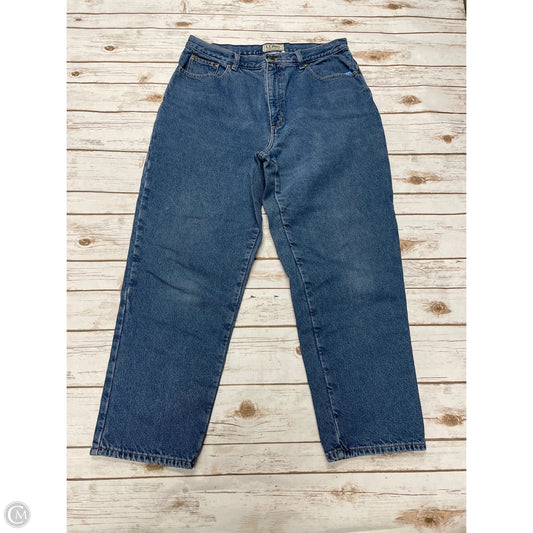 Jeans Boot Cut By L.l. Bean In Blue Denim, Size: 18