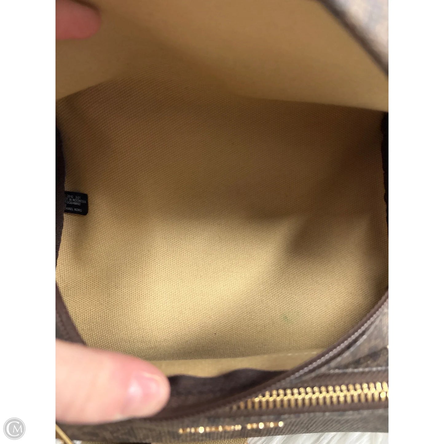 Crossbody Designer By Michael Kors, Size: Medium