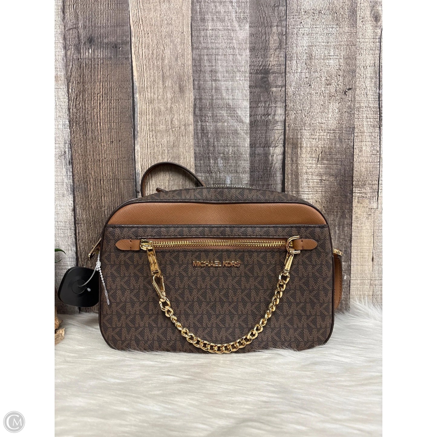 Crossbody Designer By Michael Kors, Size: Medium