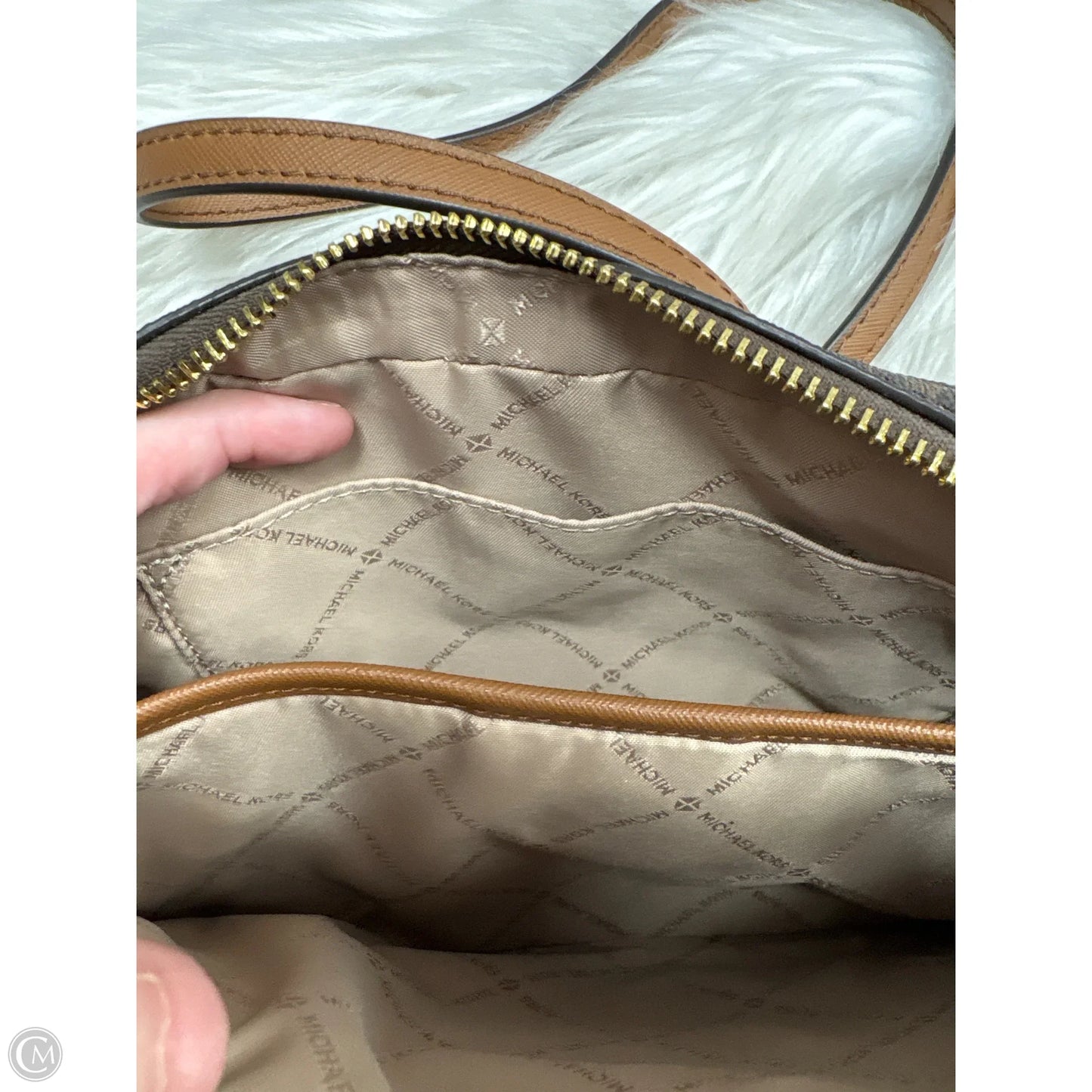 Crossbody Designer By Michael Kors, Size: Medium