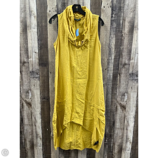 Dress Casual Midi By For Cynthia In Gold, Size: L