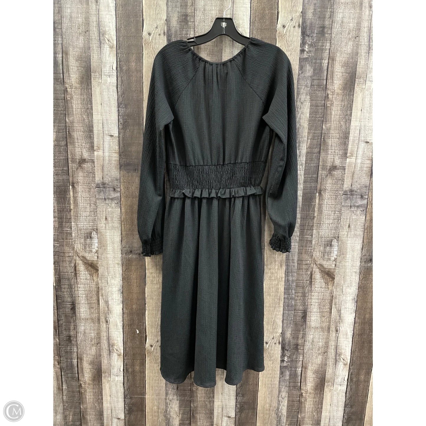 Dress Casual Midi By Betseys Boutique Shop In Black, Size: M