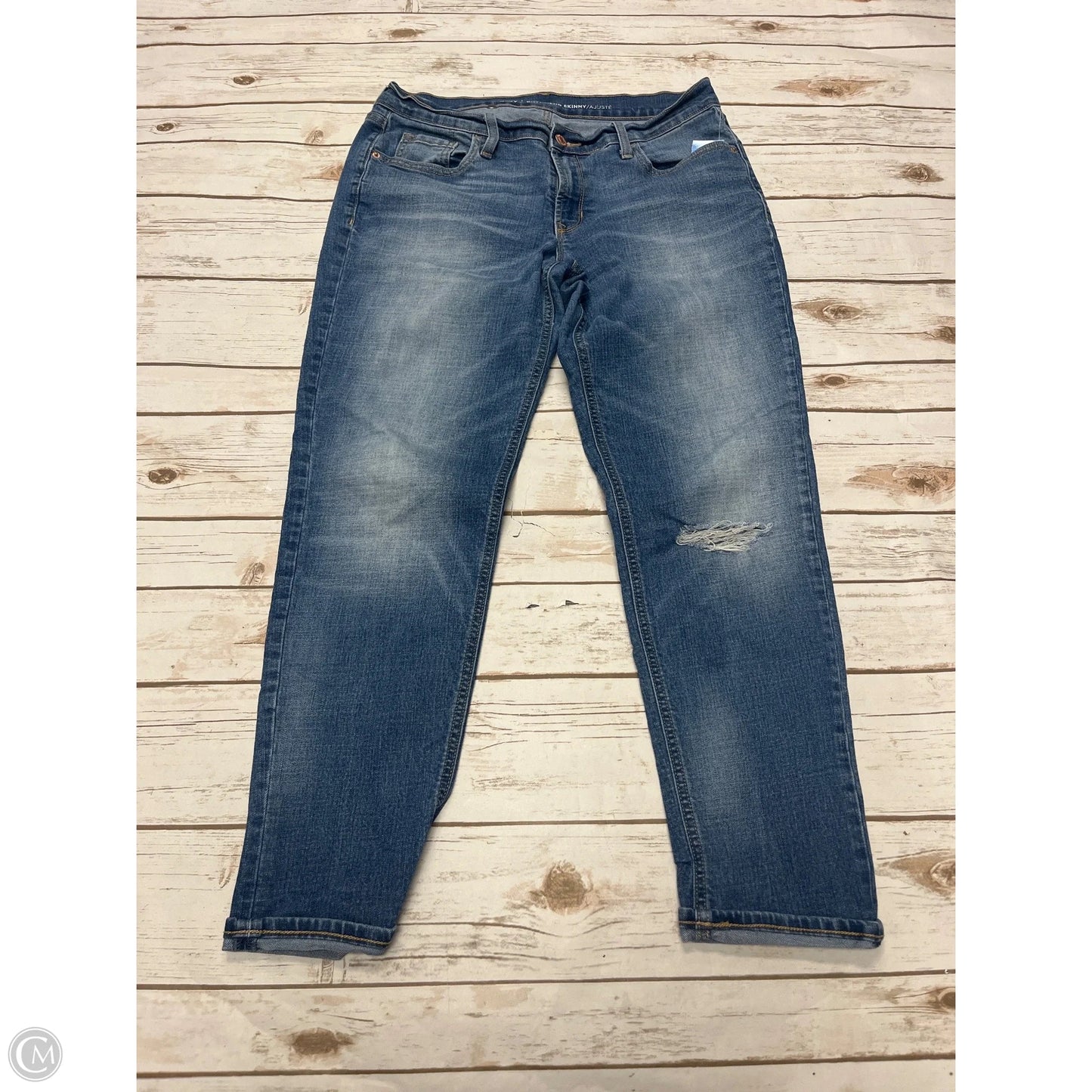 Jeans Skinny By Old Navy In Blue Denim, Size: 8