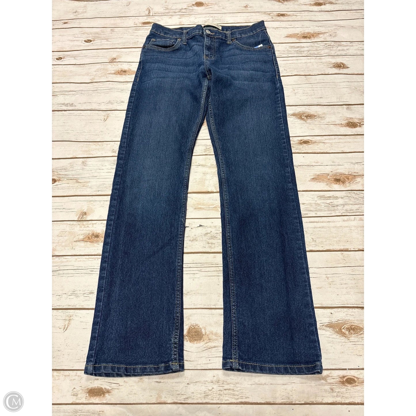 Jeans Skinny By Levis In Blue Denim, Size: 8
