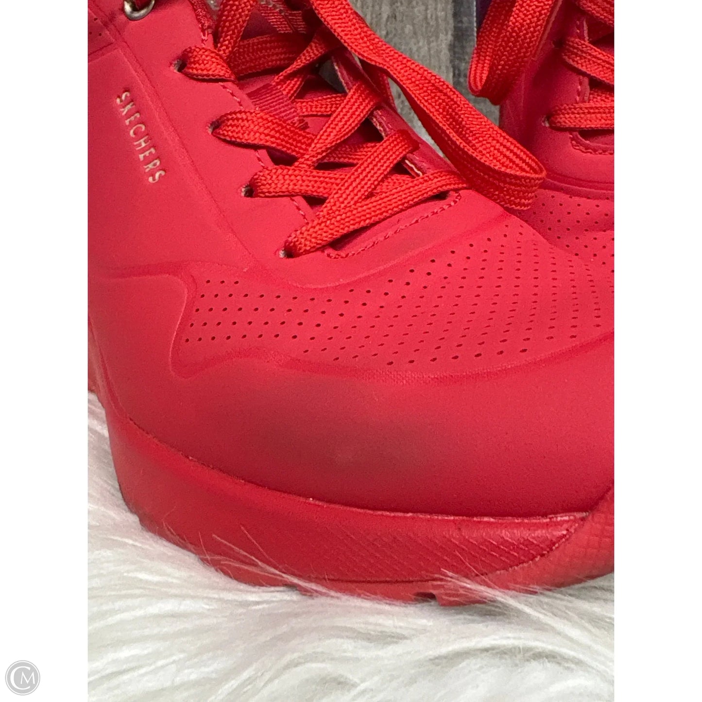 Shoes Athletic By Skechers In Red, Size: 8.5