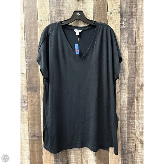 Top Short Sleeve Basic By Orvis In Black, Size: Xxl