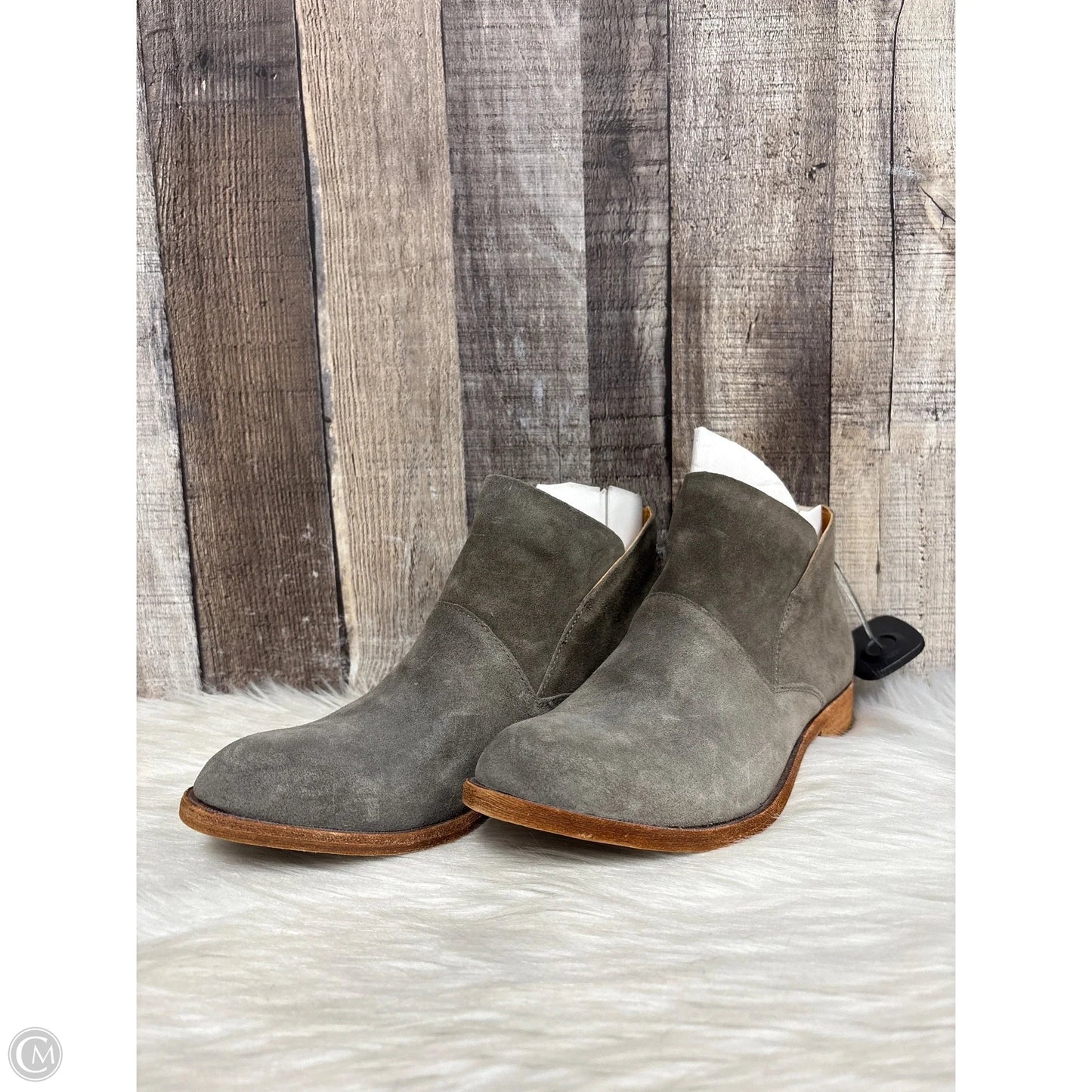 Boots Ankle Flats By Kork Ease In Grey, Size: 7.5