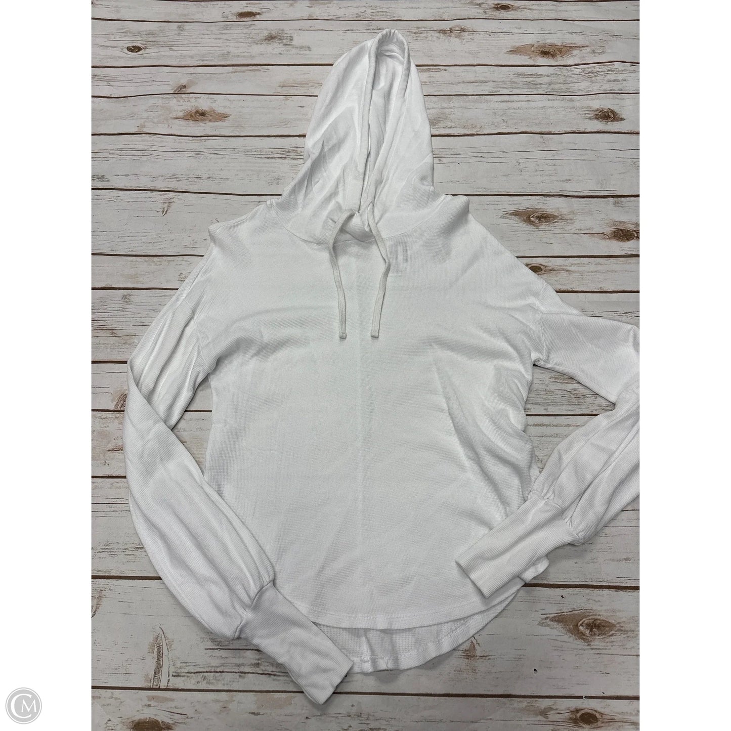 Top Long Sleeve By La Made In White, Size: Xs