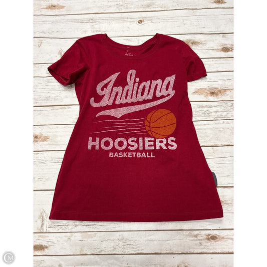 Top Short Sleeve By Cme In Red, Size: L