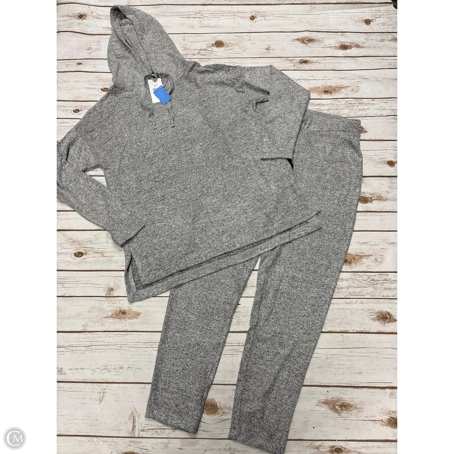 Pants Set 2pc By Cme In Grey, Size: S